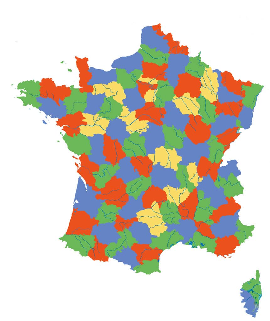 mathématiques drôle nom: théorème des quatre couleurs